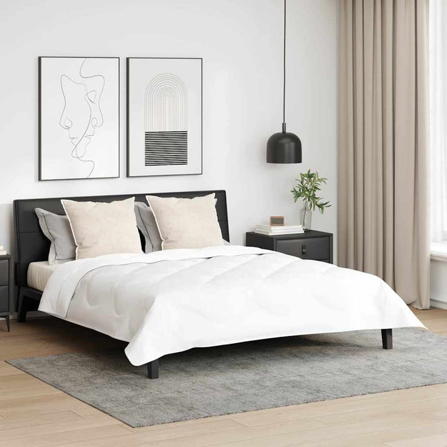 Hovedpude 2 stk. 80 x 80 x 20 cm Polyester Hvid
