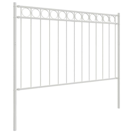 Element til hegn ASSEN Hvid 170 x 150 cm Stål