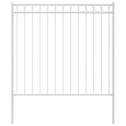 Element til hegn ASSEN Hvid 170 x 170 cm Stål