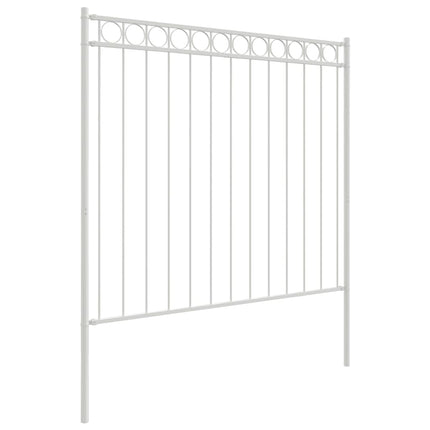 Element til hegn ASSEN Hvid 170 x 170 cm Stål