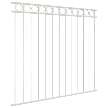Element til hegn ASSEN Hvid 170 x 150 cm Stål