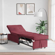 Sovesofa Rød 194 x 67 x 37 cm Stof