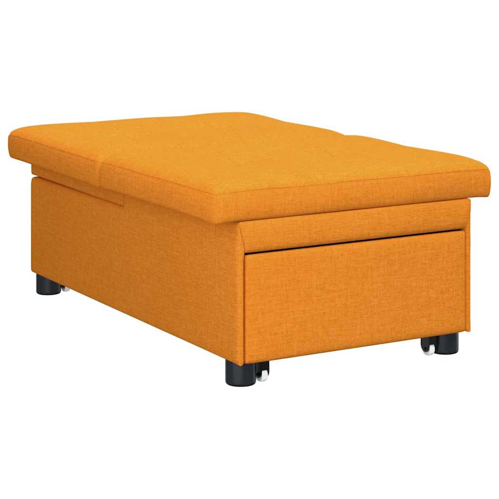 Sovesofa Mørkegul 194 x 67 x 37 cm Stof