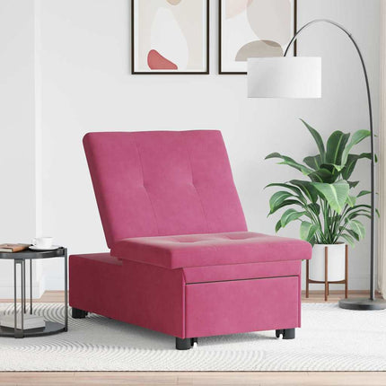 Sovesofa Vinrød 194 x 67 x 82 cm Fløjl