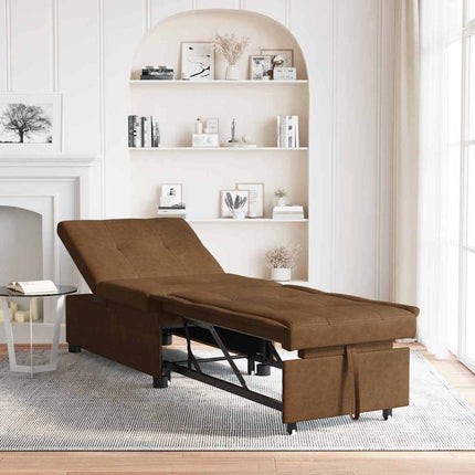 Sovesofa Brun 194 x 67 x 82 cm Huahua Stof