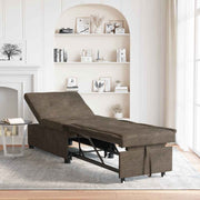 Sovesofa Mørkegrå 67 x 194 x 38 cm Faux suede læder