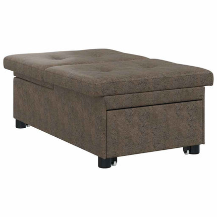 Sovesofa Mørkegrå 194 x 67 x 82 cm Huahua Stof