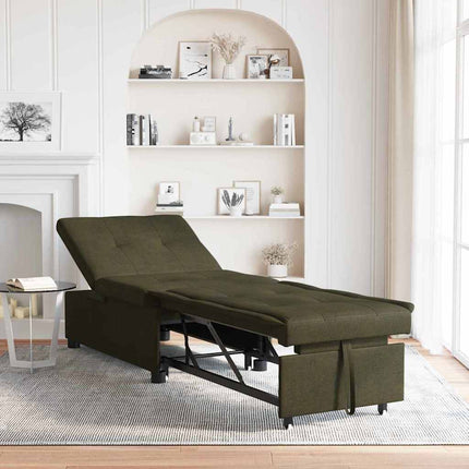 Sovesofa Army Grøn 194 x 67 x 82 cm Huahua Stof