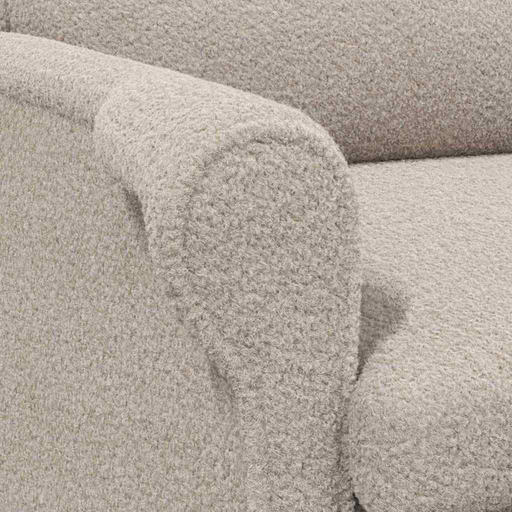 lænestol Lysegrå 76 x 94 x 102 cm Sharpa stof