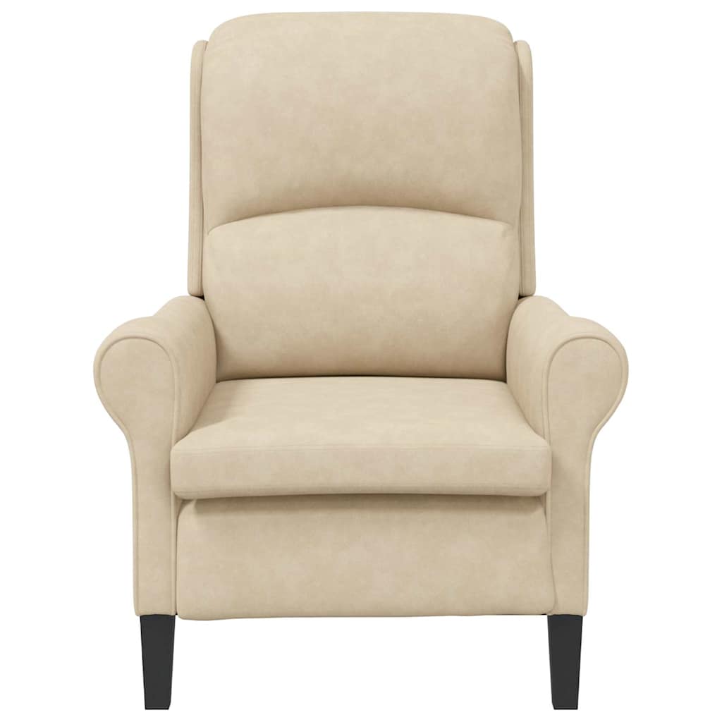 lænestol Creme 76 x 94 x 102 cm Mikrofiber