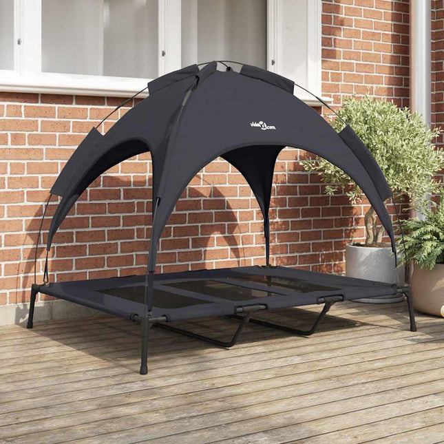 Hundeseng Sort 122 x 93 x 106,5 cm Stål