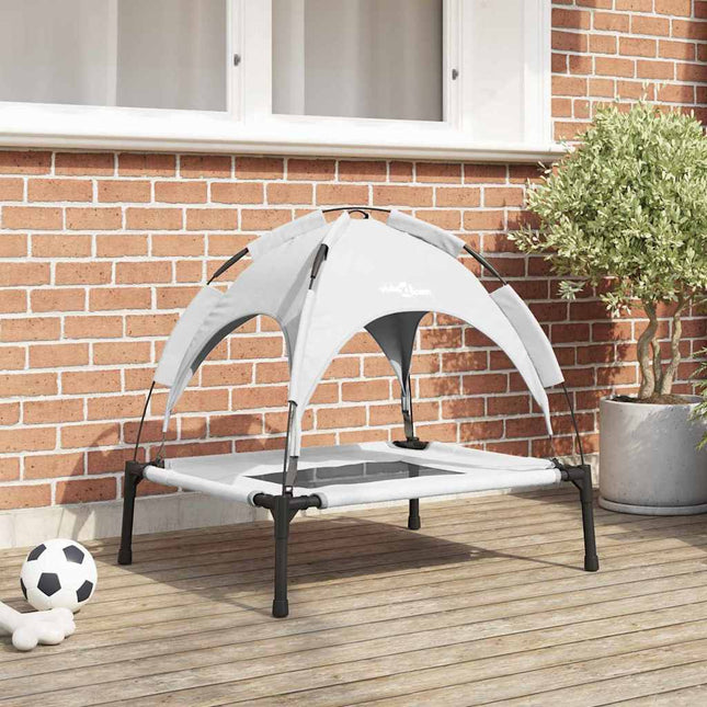 Hundeseng Sølvgrå 76 x 62 x 70,5 cm Stål