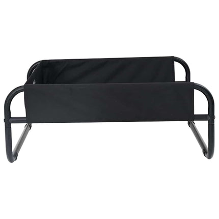 Hundeseng Sort 75 x 75 x 30 cm Stål
