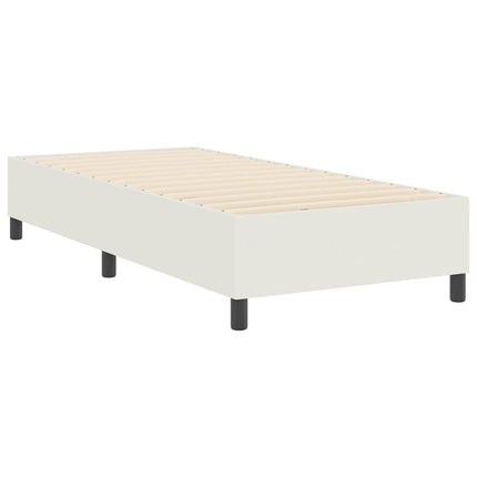 Platform sengestel Creme 90 x 190 cm Velourstof