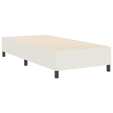 Platform sengestel Creme 90 x 200 cm Velourstof