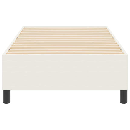 Platform sengestel Creme 100 x 200 cm Velourstof