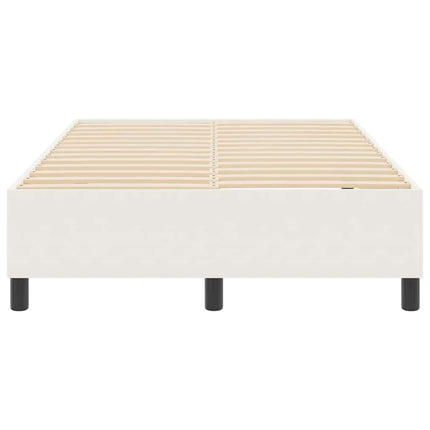 Platform sengestel Creme 120 x 190 cm Velourstof