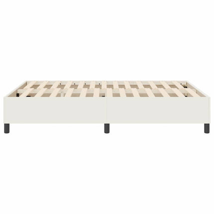Platform sengestel Creme 160 x 200 cm Velourstof