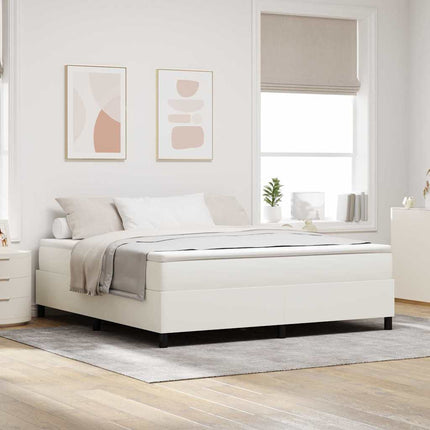 Platform sengestel Creme 180 x 200 cm Velourstof