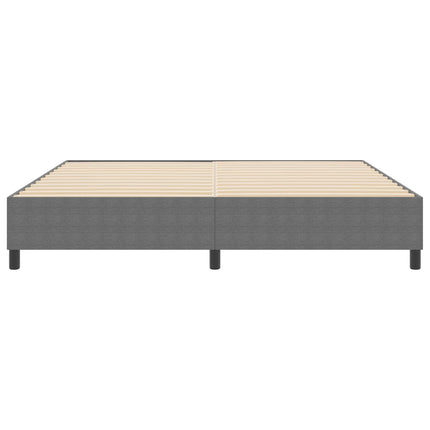 Platform sengestel Lysegrå 200 x 200 cm Velourstof