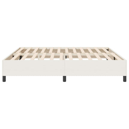 Platform sengestel Creme 200 x 200 cm Velourstof