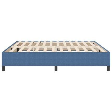Platform sengestel Blå 200 x 200 cm Velourstof