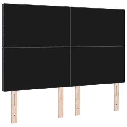 Hovedgærde Mørkegrå 160 cm Velourstof
