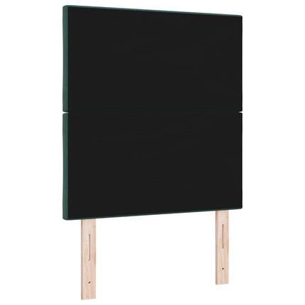 Hovedgærde Mørkegrøn 80 cm Fløjl
