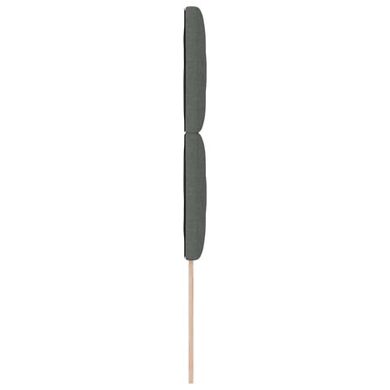 Hovedgærde Mørkegrå 90 cm Stof