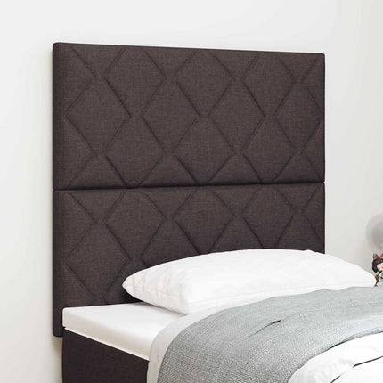 Hovedgærde Mørk Brun 90 cm Stof