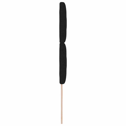 Hovedgærde Sort 100 cm Stof