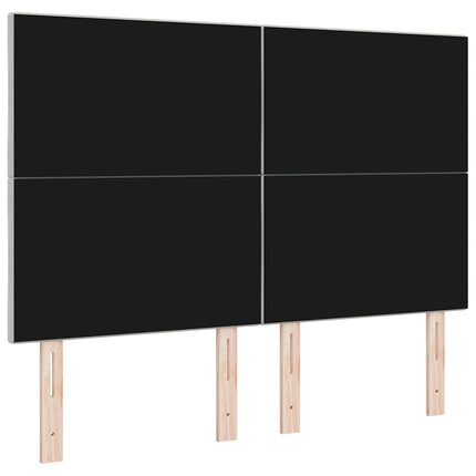 Hovedgærde Lysegrå 144 cm Fløjl
