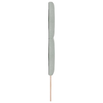 Hovedgærde Lysegrå 144 cm Fløjl