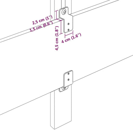 Hovedgærde Lysegrå 144 cm Fløjl
