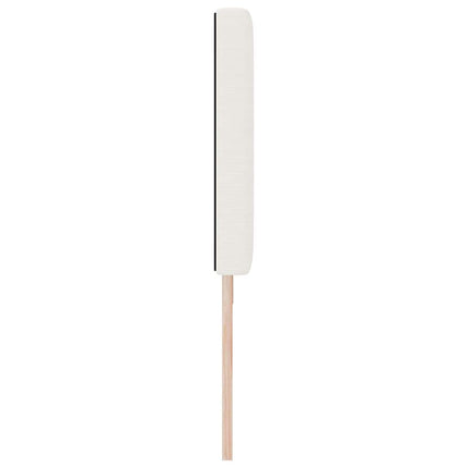 LED sengegavl med LED-lysstrimler Creme 180 cm Velourstof