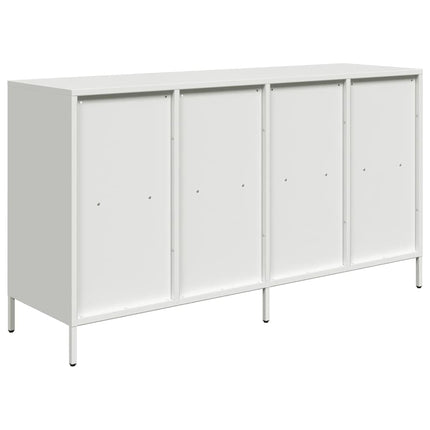 skænk 135x39x73,5 cm koldvalset stål hvid
