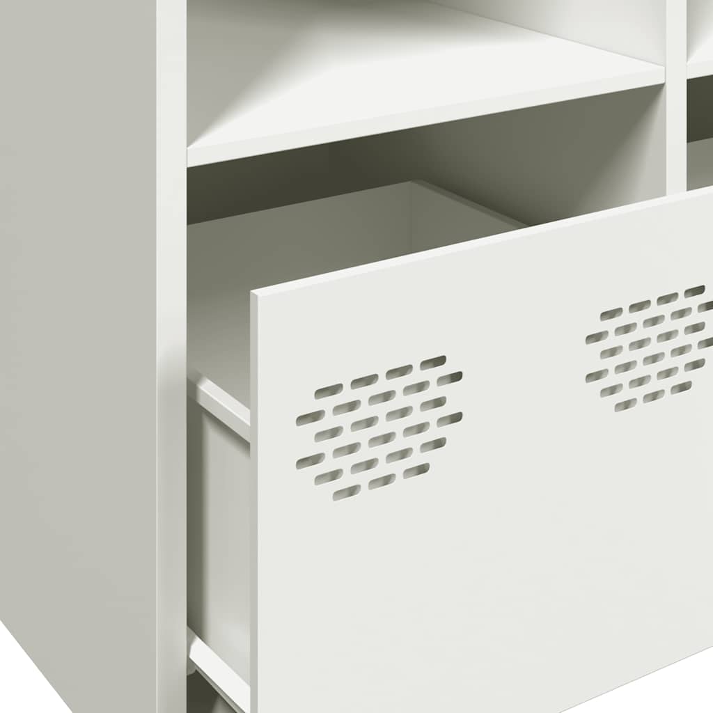 skænk 135x39x73,5 cm koldvalset stål hvid