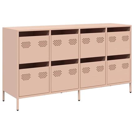 skab 135x39x73,5 cm koldvalset stål lyserød