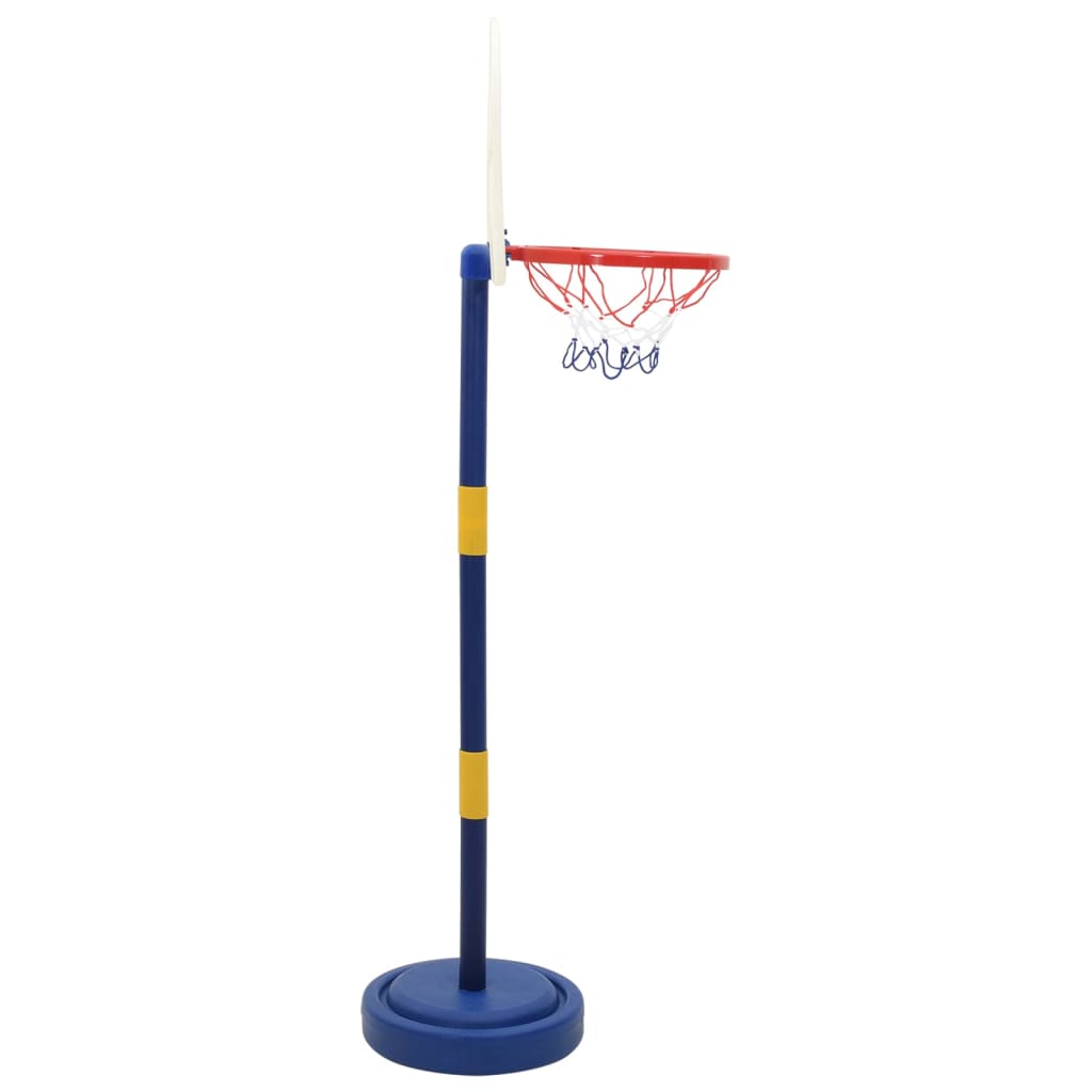 basketballstativ med bold og pumpe 90/121 cm justerbar højde