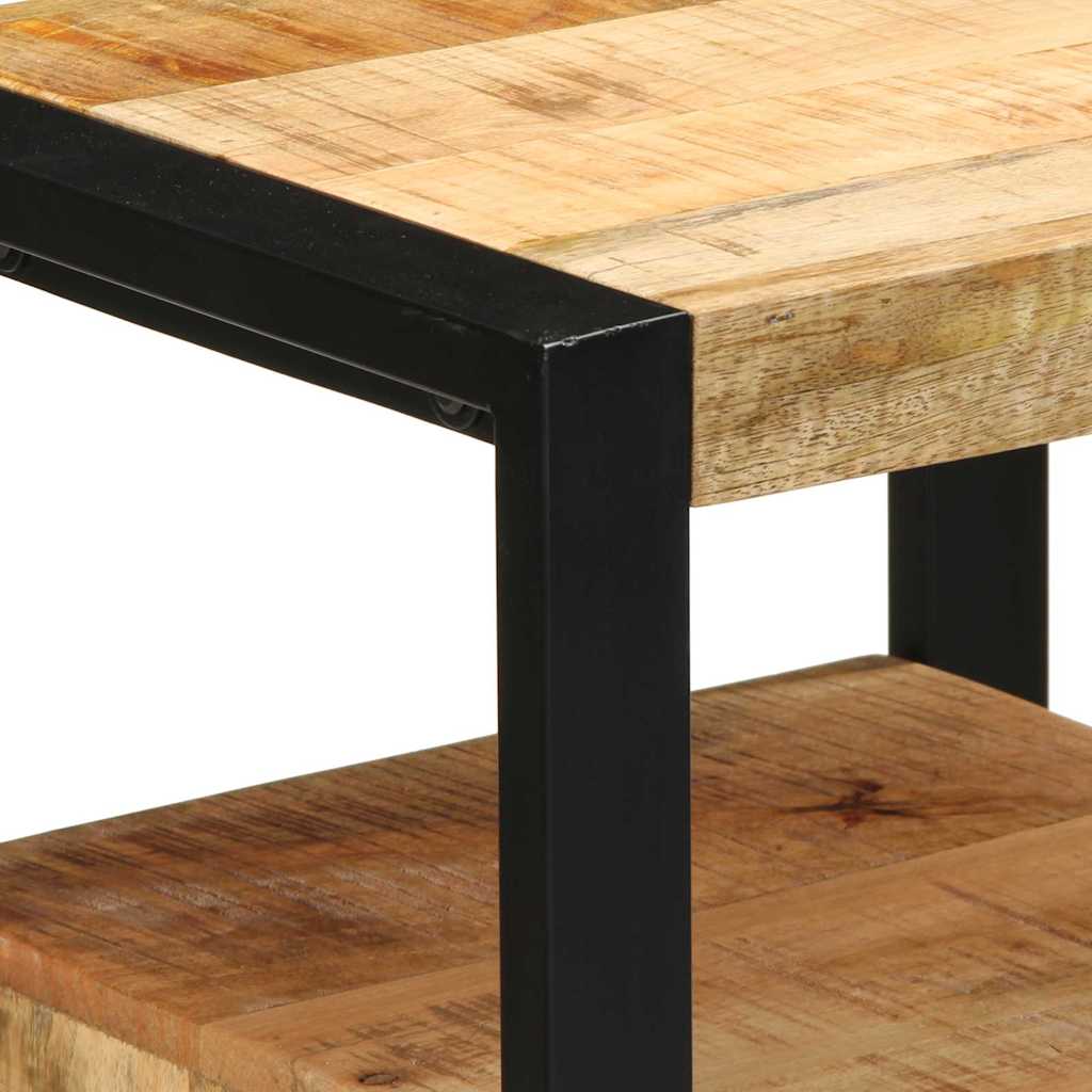 Badeværelsesmøbel sæt 2 pcs Brun 55 x 35 x 60 cm Rå mango træ