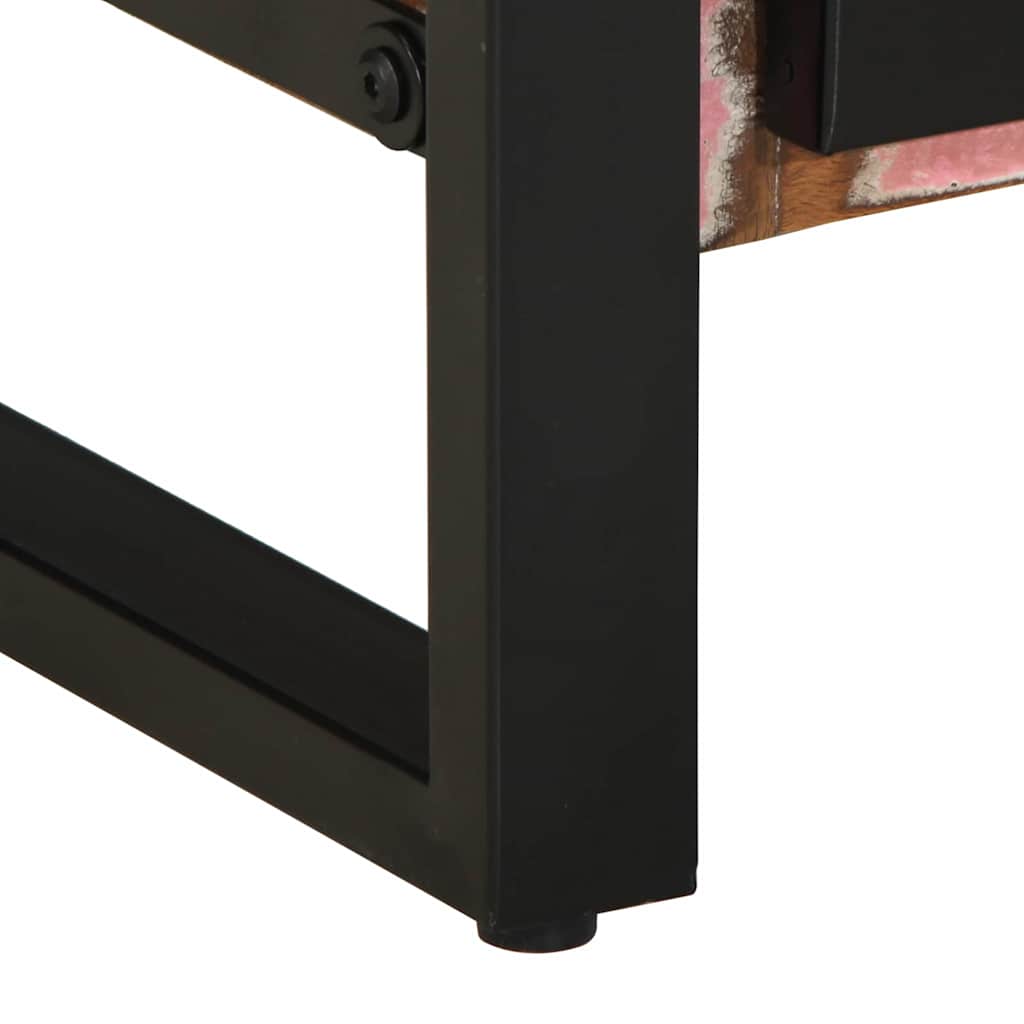 Badeværelsesmøbel sæt med hylde 3 pcs Brun Massivt mangotræ