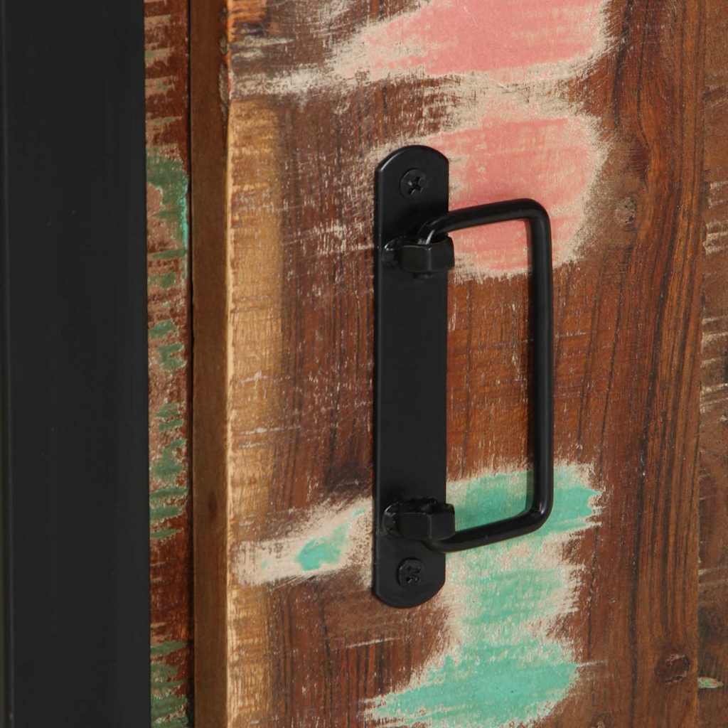 Badeværelsesmøbel sæt med hylde 3 pcs Brun Massivt mangotræ