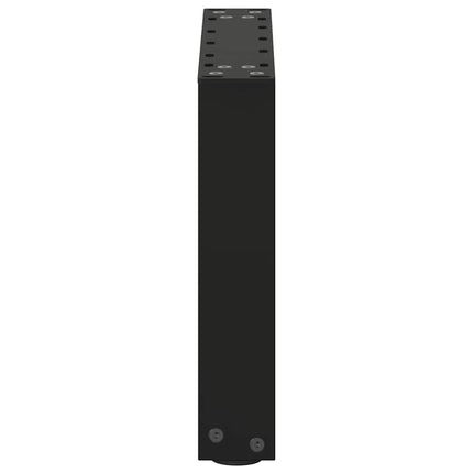 sofabordsben U-formet 2 stk. sort 30x(30-31) cm stål