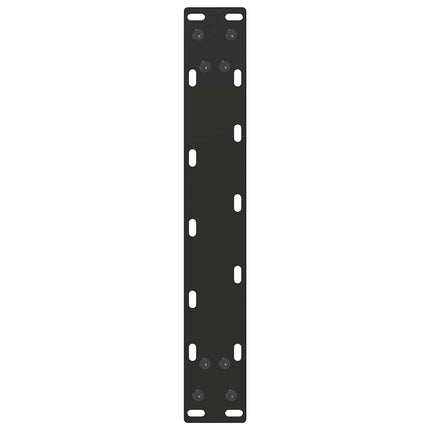 sofabordsben U-formet 2 stk. sort 40x(30-31) cm stål