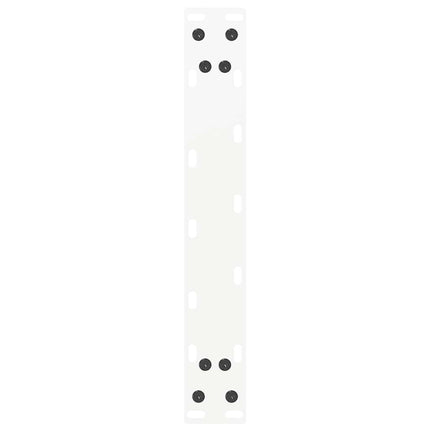 sofabordsben U-formet 2 stk. hvid 40x(30-31) cm stål