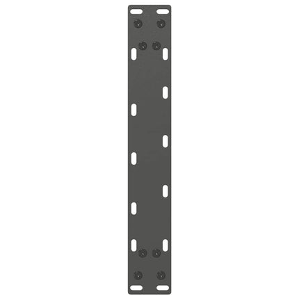sofabordsben U-formet 2 stk. antracit 40x(30-31) cm stål