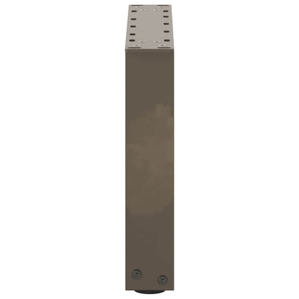 sofabordsben U-formet 2 stk. naturstål 40x(30-31) cm stål
