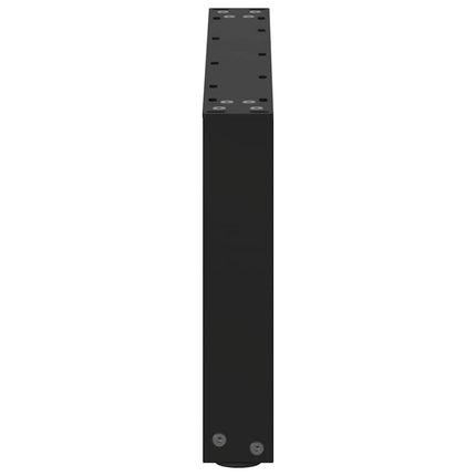 sofabordsben U-formet 2 stk. sort 60 x (30-31) cm stål
