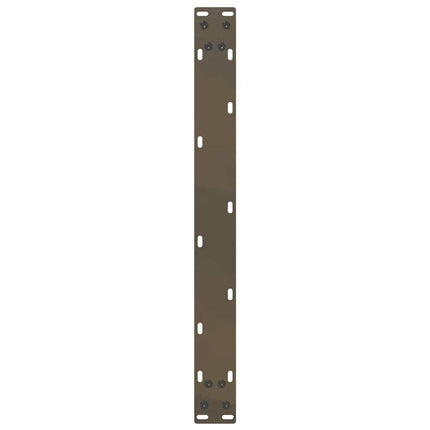 sofabordsben U-formet 2 stk. naturstål 60x(30-31) cm stål