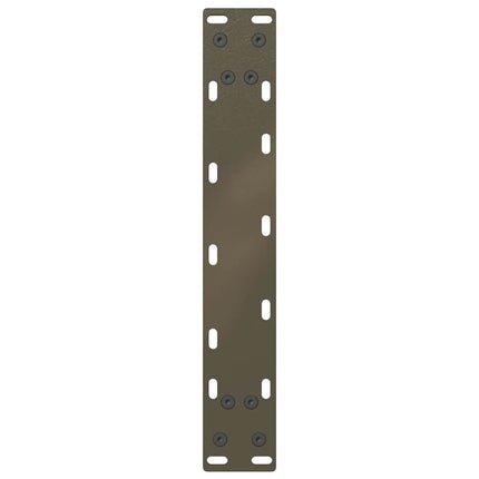 sofabordsben U-formet 2 stk. naturstål 28 x (42-43) cm stål